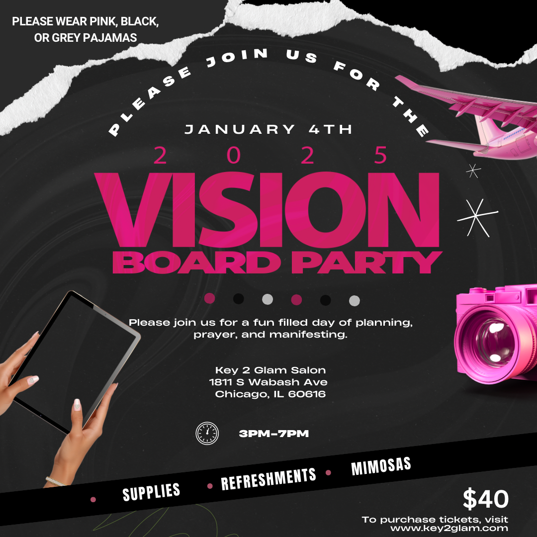 2025 Vision Board Party – Key 2 Glam